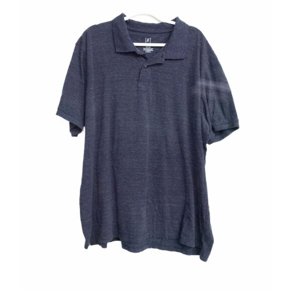 Mens George Navy Blue Polo Shirt Size 3XL Cotton Blend - Picture 1 of 8